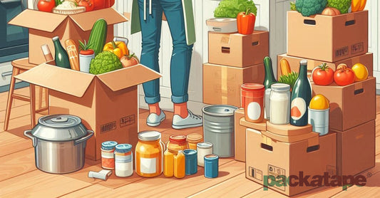 How to Pack Food for Moving